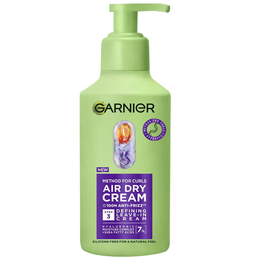 Garnier Method for Curls õhukuivav kreem 260ml