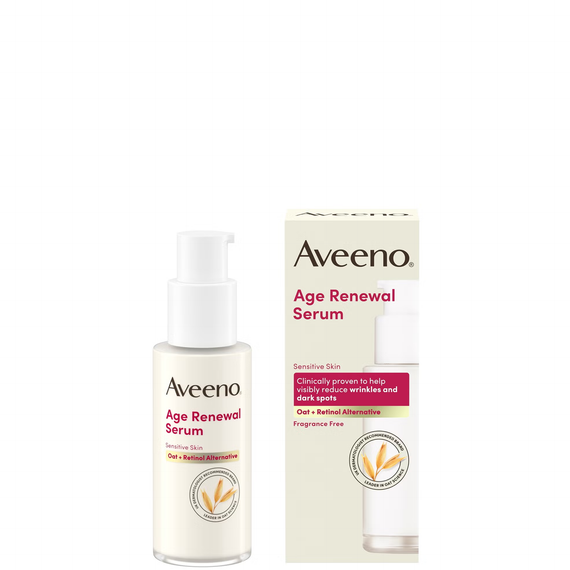 Aveeno näo rahustav+taastav vananemisvastane seerum 30ml
