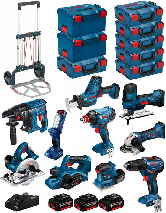 BOSCH Kit 18V BK1002 akutööriistade komplekt (+3x5,0Ah) 