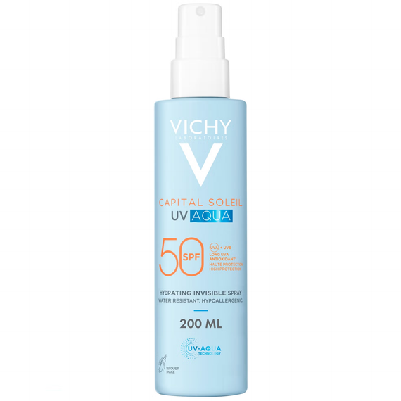 Vichy Capital Soleil UV Aqua kosteuttava aurinkosuihke SPF50 200ml