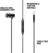 Uplift 2: Wired Earphones with Microphone and Sustainable Materials (Black)