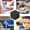 Infinity Cube Fidget Toy, Hand Killing Time Transform Cubes Magic Cubes for Kids and Adult(Black-Silicone)