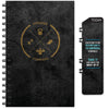 Workout Fitness Journal Nutrition Planners: Clip-In Bookmark, Sturdy Binding, Thick Pages & Laminated Protective Cover (Black & Gold)
