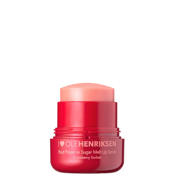 Ole Henriksen Pout Preserve Sugar Melt Lip Scrub 8g - Mansikkasorbetti
