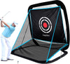 Golf Pop-Up Hitting Cage: 8X7X7Ft Practice Net with Target Portable Backyard Garage Training for Driving Chipping Swing Beginners & Golf Enthusiasts