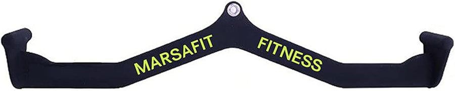 Home Gym Fitness Rowing T-Bar V-Bar Pulley Cable Machine Attachment, Bicep Curl Tricep Lat Pulldown Bar Back Strength Training Handle Grips Lat Pull down Bar for Seat Row Workout