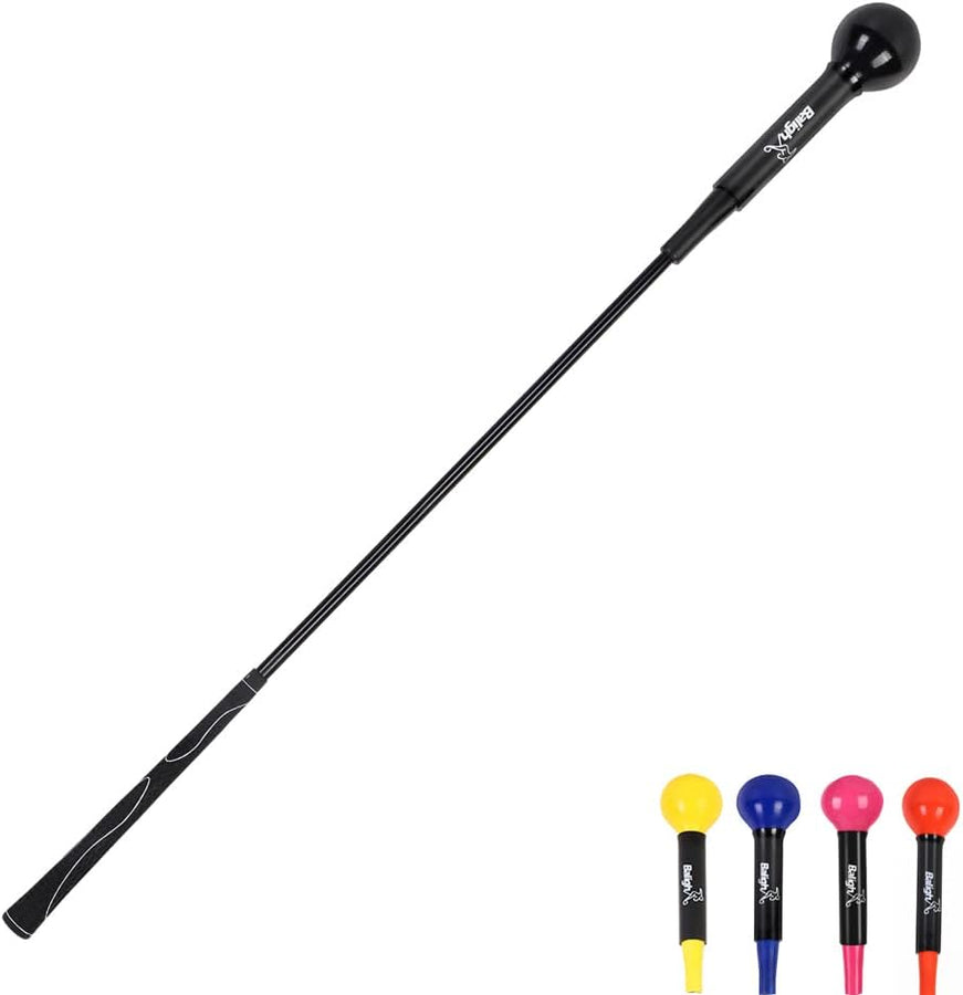 Golf Training Aid Stick,Golf Swing Tempo Trainer,Golf Trainer Accessories,Golf Warm up Stick for Strength & Balance,Tempo & Flexibility Training,Golf Gifts(48 Inch)