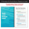 Workout Fitness Journal Nutrition Planners: Clip-In Bookmark, Sturdy Binding, Thick Pages & Laminated Protective Cover (Black & Gold)