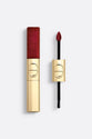 Lipstick with gold casing and red lipstick on white background Rouge Dior Sequin Liquid Duo - Limited Edition 881 Carousel