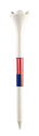 Pride Performance Flag Plastic Golf Tees – Low-Resistance Head, 3.25" Durable Plastic for Golfing, Enhanced Stability, 25 Count