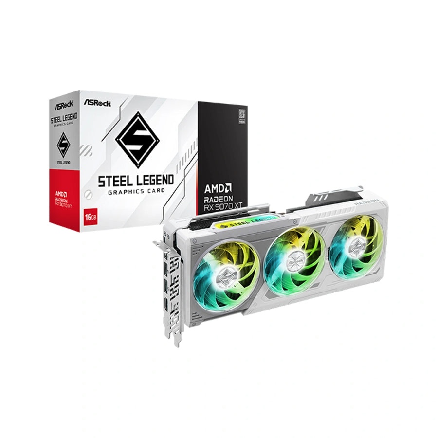 ASRock Steel Legend Radeon RX 9070 XT 16GB GDDR6