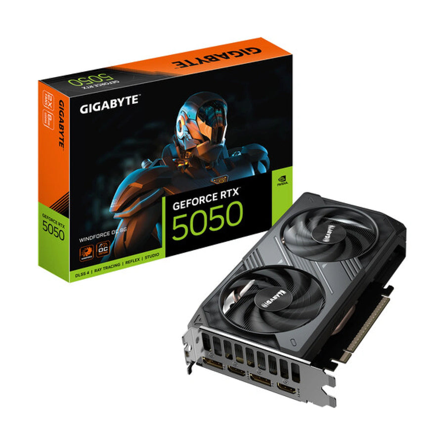 Gigabyte GeForce RTX 5050 WINDFORCE OC 8G GDDR6 -näytönohjain