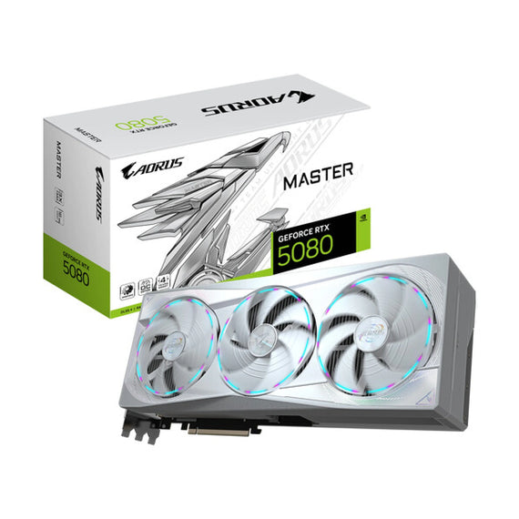 Gigabyte NVIDIA GeForce RTX 5080 AORUS MASTER ICE 16GB GDDR7