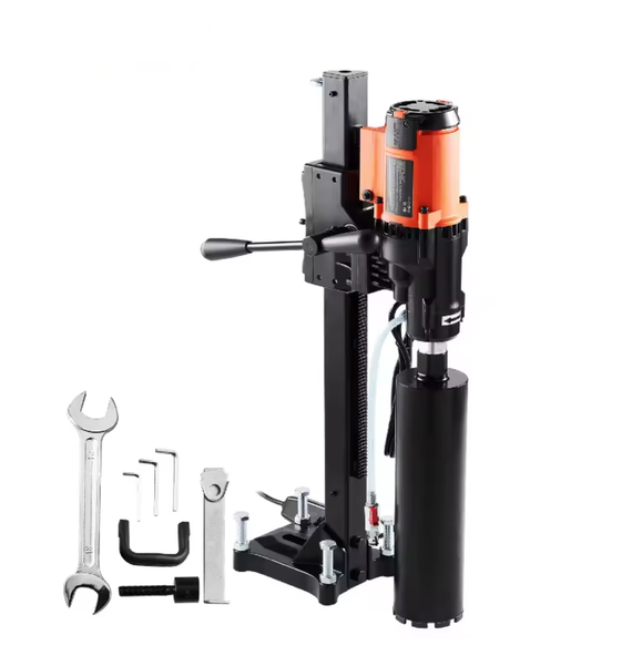 3200W 750RPM märg-/kuivteemantsüdamikpuurmasin betoonipuurimisplatvormi alusega tööstuslik märg-elektriline südamikpuurmasin 