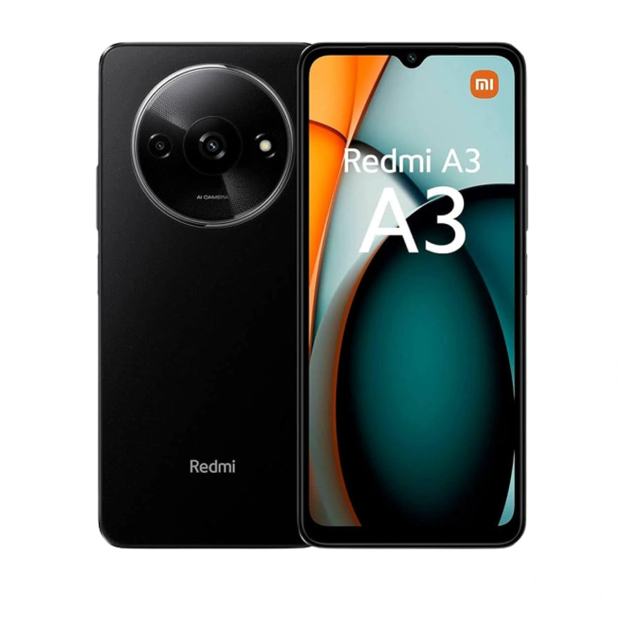 Xiaomi Redmi A3 4G kahe SIM-kaardiga telefon, 3 GB RAM, 64 GB, must