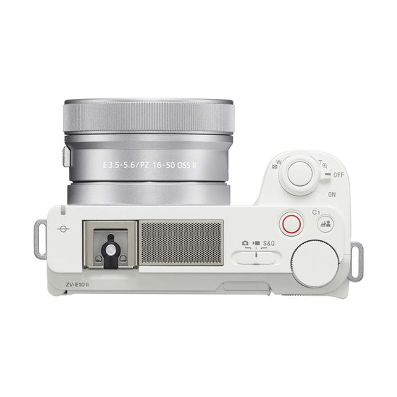 Digital Mirrorless Camera Sony ZV-E10 II with 16-50mm and 55-210mm Lenses White