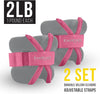 Ankle and Wrist Weights for Women | Adjustable Ankle Weights with Straps | Workout Equipment for Arm and Leg | 1 Pair of Ankle Weights 2 Lbs or 5 Lbs