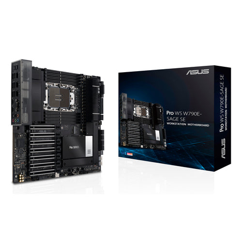 ASUS Pro WS W790E-SAGE SE tööjaama emaplaat (90MB1C20-M0EAY0) – Intel W790, LGA4677, DDR5 ECC, PCIe 5.0