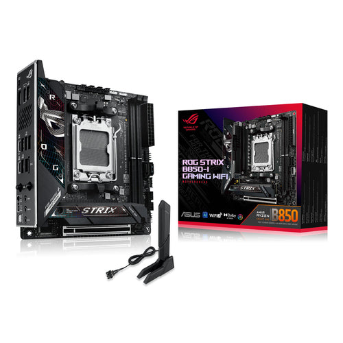 ASUS ROG Strix B850-I Gaming WiFi Motherboard – AMD B850, AM5, Mini-ITX, DDR5, PCIe 5.0