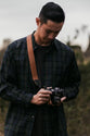 STRAPS Classic Leather Camera Strap | Full-Grain Leather with Suede Backing | Compatible with DSLR & SLR Cameras