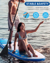 Inflatable Paddle Board Stand up Paddle Board 6 in Thick with Sup Accessories and Carry Bag and Fast Pumping for Adults and Youth