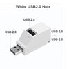 USB 3.0 HUB Adapter Extender Mini Splitter Box 1 to 3 Ports High Speed USB 2.0 for PC Laptop U Disk Card Reader