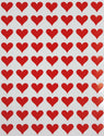Small Heart Stickers - Scrapbooking Stickers, Packaging Stickers, Arts & Crafts Decorative Sticker Labels for Scrapbooks & More - 0.5 Inch, 350-Pack (Red)