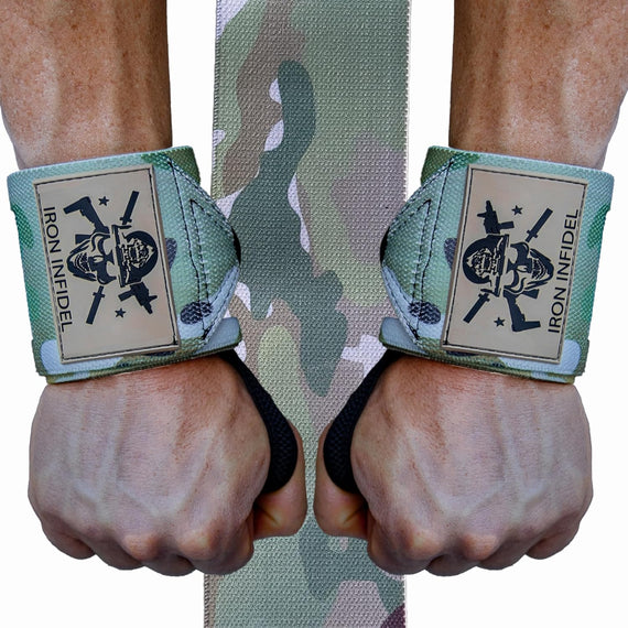 Wrist Wraps for Weightlifting - 18" Heavy Duty Support for Working Out, Gym Accessories for Men - Use for Lifting, Crossfit, Fitness, Exercise, Bench Press, Powerlifting