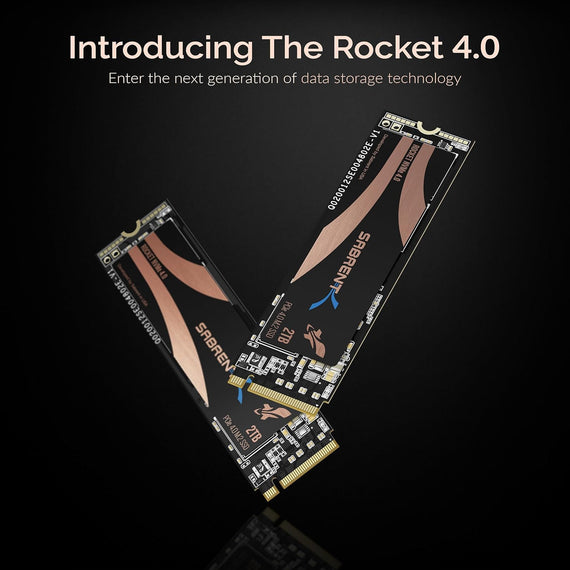 2TB Rocket Nvme Pcie 4.0 M.2 2280 Internal SSD Maximum Performance Solid State Drive (Latest Version) (Sb-Rocket-Nvme4-2Tb).