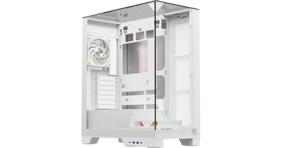 XYZ PC GEAR Trifecta ARGB panoraamümbris - valge (X-CS-TRIFECTA-W)