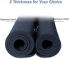 Yoga Mat Large Exercise Mat, 6X4-Ft 10Mm Thick Workout Mat, Ultra Comfortable Yoga Fitness Mat for Home Yoga, Pilates, Stretching - Navy